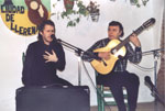 Raúl Nicó al cante, con Rafael Postigo