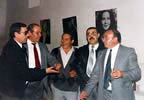 Directivos fundadores: Isidoro Jaramillo, Marcelo Rodríguez, Fernando Bernabé, Jesús Enamorado y Antonio Millán
