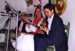 Esther Merino al cante acompaada por Francisco Pinto a la guitarra