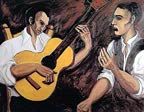 Cantaor y guitarrista Carlos Carretero Pea Flamenca La Platera